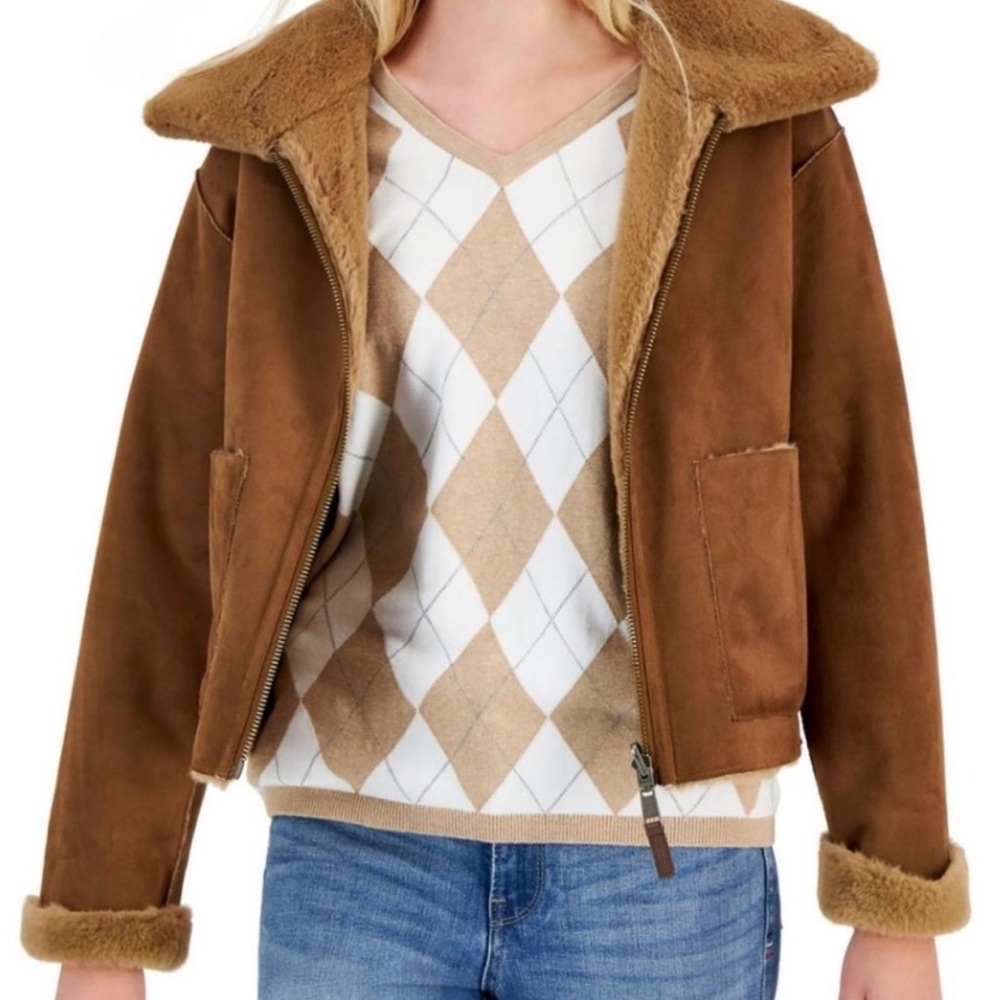 Tommy Hilfiger woman’s faux suede Jacket